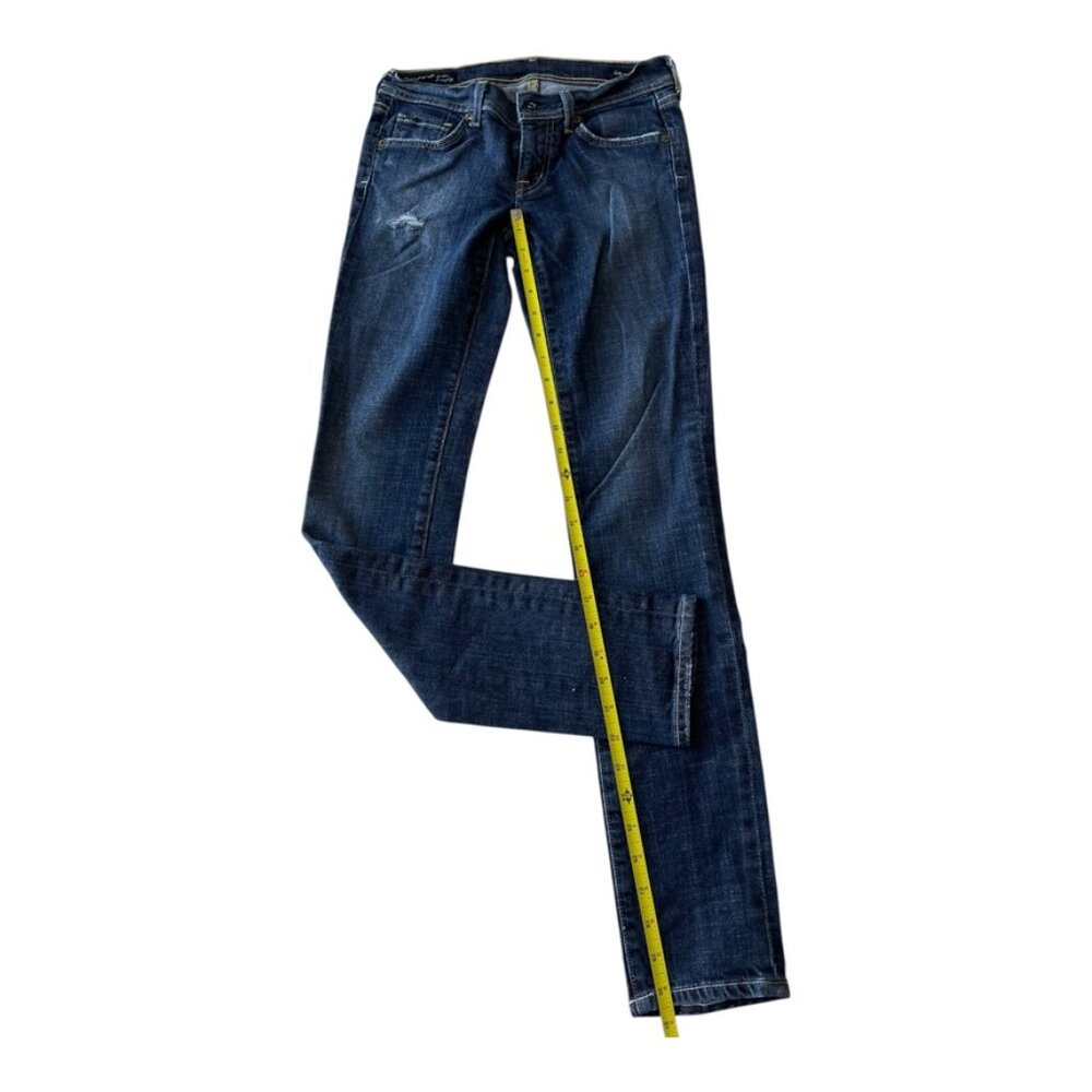 Size 25 Citizens of Humanity Avedon Women's Skinny Leg Stretch Denim Blue Jeans - Picture 3 of 11